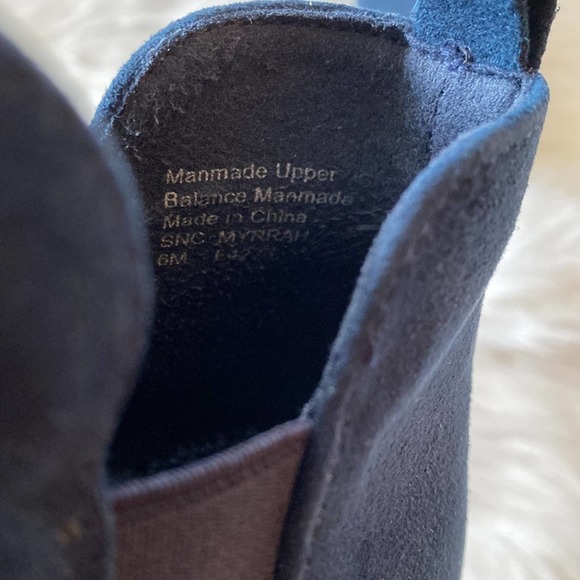 Style Co Womens Myrrah Perforated Ankle Navy Micro 6M - Picture 8 of 8